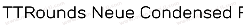 TTRounds Neue Condensed Regular字体转换